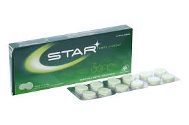 Viên ngậm Star Sore Throat kháng khuẩn, giảm đau họng (hộp 2 vỉ x 12 viên)
