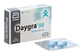 Thuốc Daygra 50 điều trị rối loạn cương dương (hộp 1 vỉ x 4 viên)