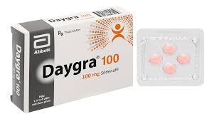 Thuốc Daygra 100 điều trị rối loạn cương dương (hộp 1 vỉ x 4 viên)