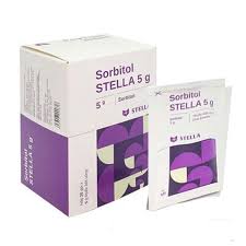 Thuốc bột Sorbitol Stella điều trị triệu chứng khó tiêu và táo bón (hộp 20 gói x 5g)
