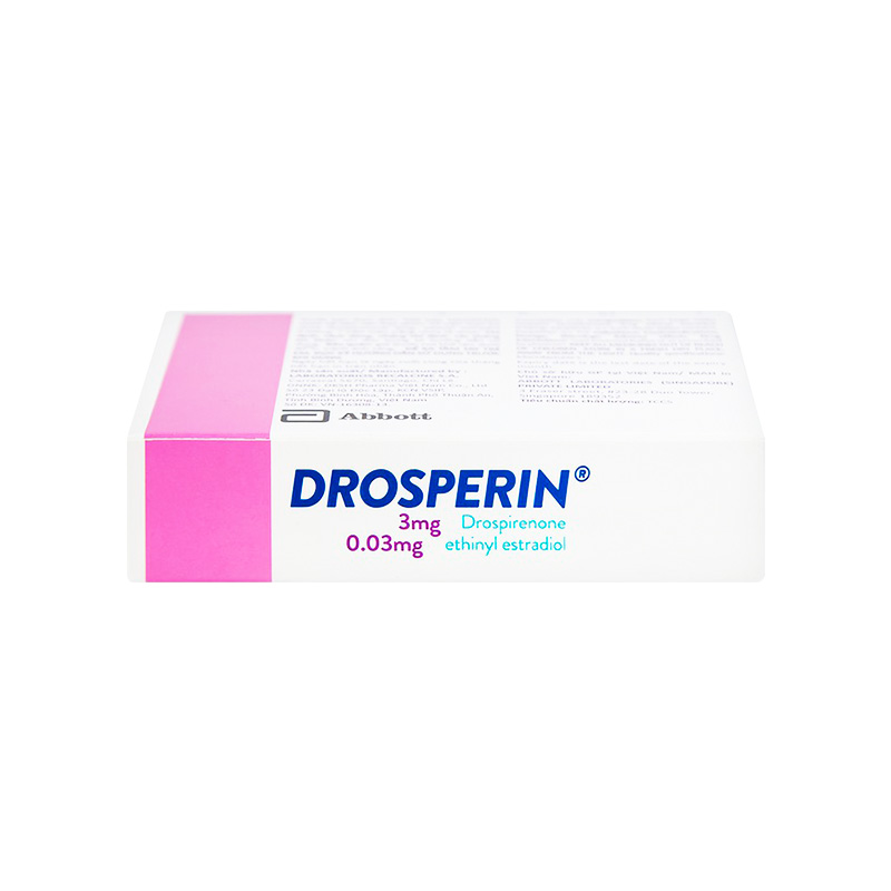 Thuốc tránh thai hằng ngày Drosperin (hộp 1 vỉ x 28 viên)
