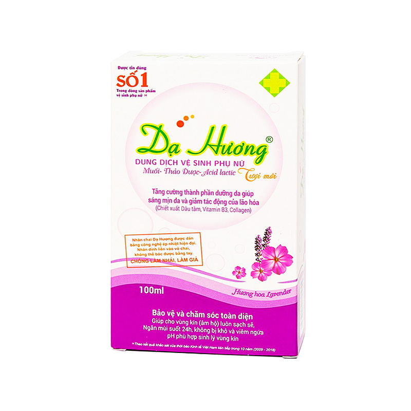Dung dịch vệ sinh phụ nữ Dạ Hương Lavender (chai 100ml)