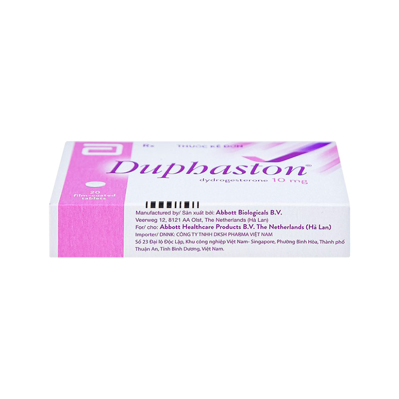Thuốc Duphaston điều hòa kinh nguyệt, lạc nội mạc tử cung (hộp 1 vỉ x 20 viên)