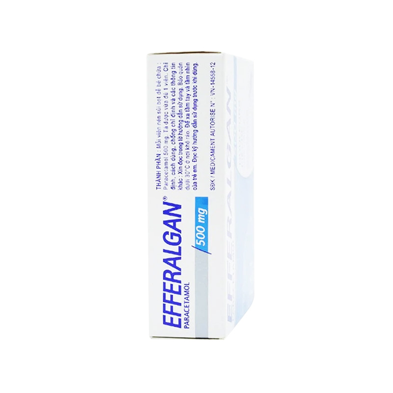 Viên sủi Efferalgan 500mg giảm đau, hạ sốt (hộp 4 vỉ x 4 viên)