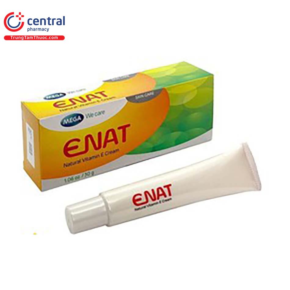 Kem dưỡng da Enat Natural Vitamin E Cream giữ ẩm, mờ vết nhăn, sẹo thâm (hộp 1 tuýp x 30g)