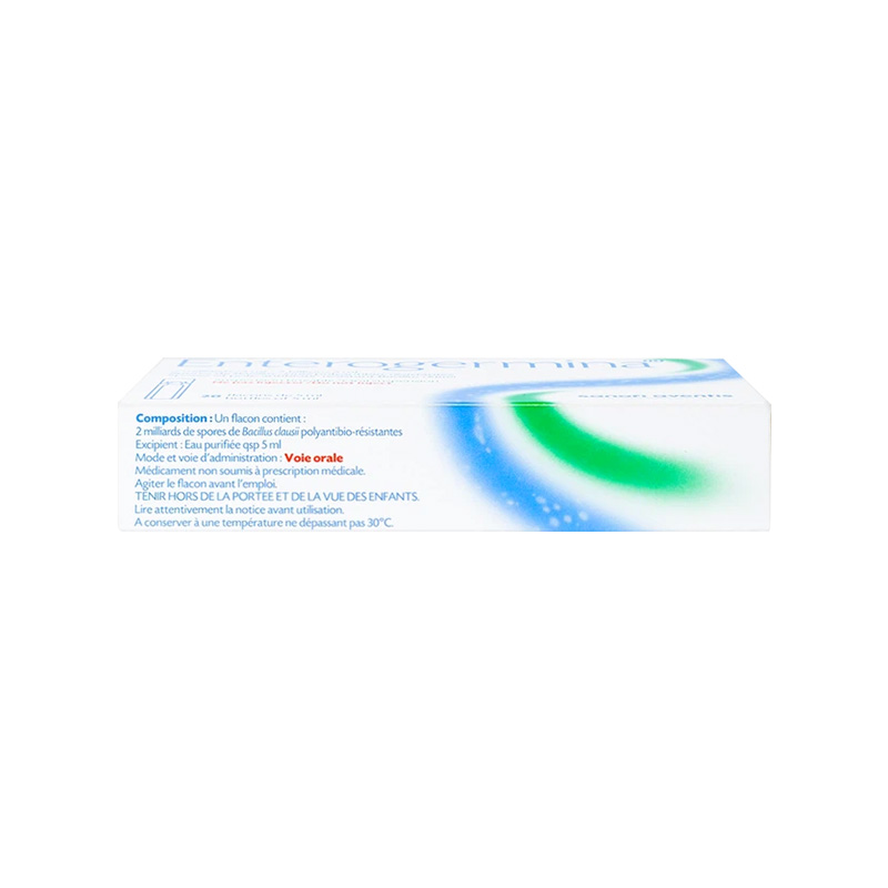 Hỗn dịch uống men vi sinh Enterogermina 2 tỷ/5ml điều trị rối loạn tiêu hóa (hộp 2 vỉ x 10 ống)