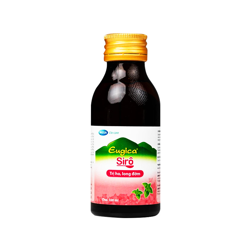 Siro Eugica hỗ trợ điều trị ho, long đờm (hộp 1 chai x 100ml)
