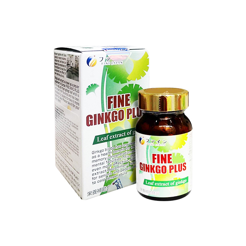 Viên uống Fine Ginko Plus hỗ trợ tăng cường chức năng não bộ (hộp 1 chai x 150 viên)