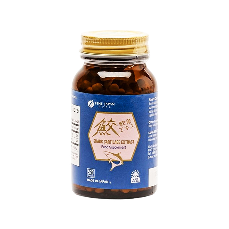 Viên Uống Bổ Xương Khớp Fine Japan Shark Cartilage (hộp 1 chai x 520 viên)