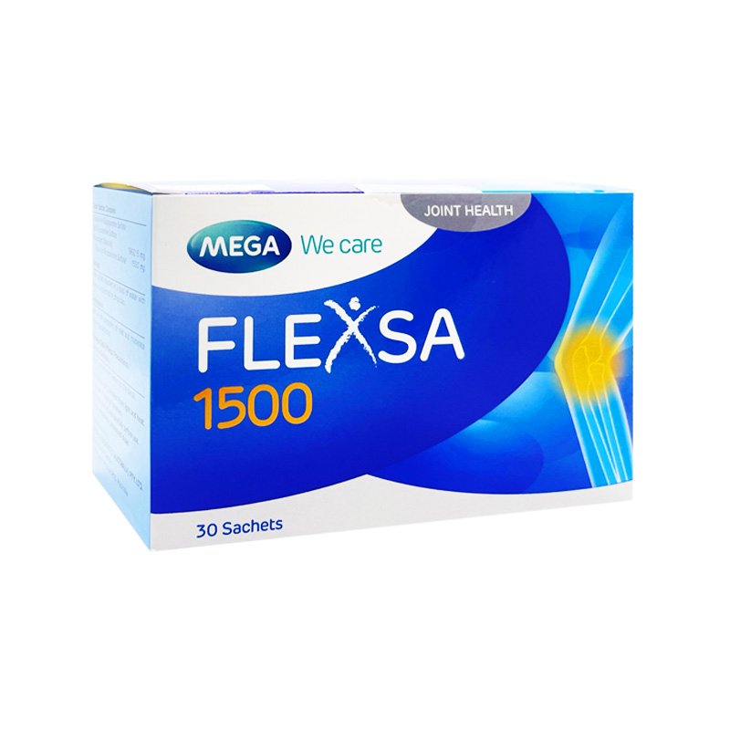 Thuốc bột Flexsa 1500 giảm triệu chứng viêm khớp gối (hộp 30 gói x 3.7g)