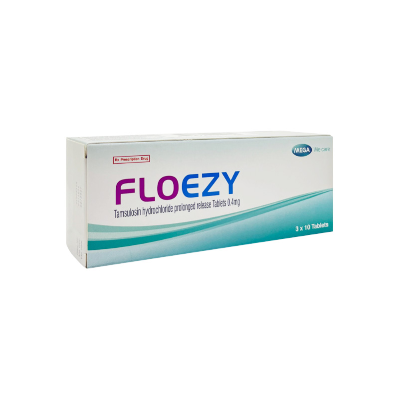 Thuốc Floezy 0.4mg điều trị phì đại tuyến tiền liệt (hộp 3 vỉ x 10 viên)