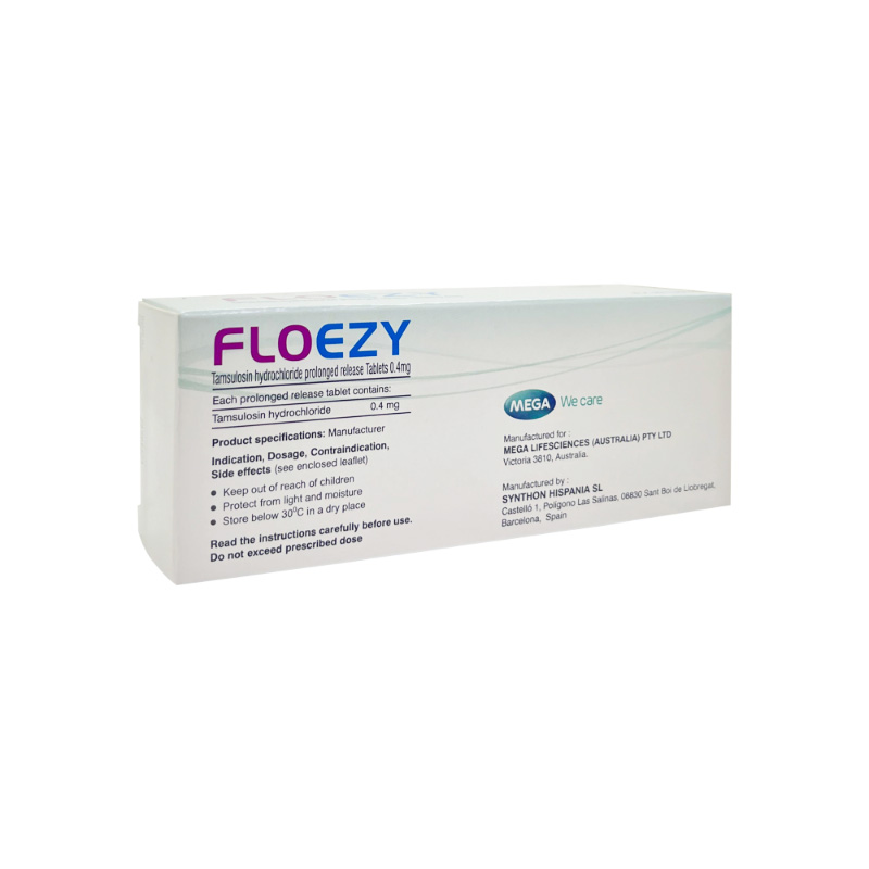 Thuốc Floezy 0.4mg điều trị phì đại tuyến tiền liệt (hộp 3 vỉ x 10 viên)