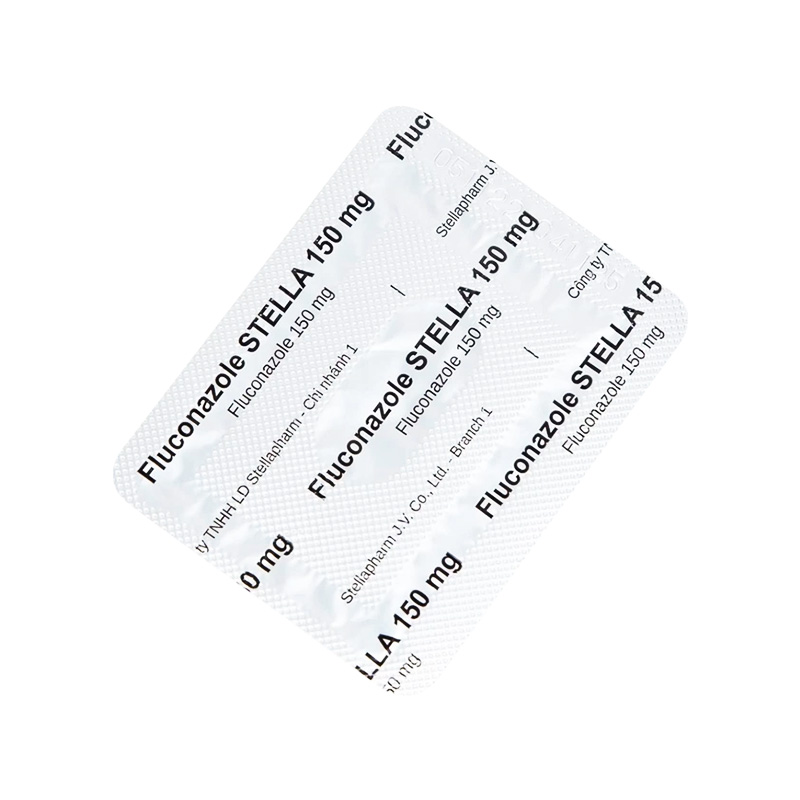 Thuốc Fluconazole Stella 150mg điều trị nhiễm nấm (hộp 1 vỉ x 1 viên)