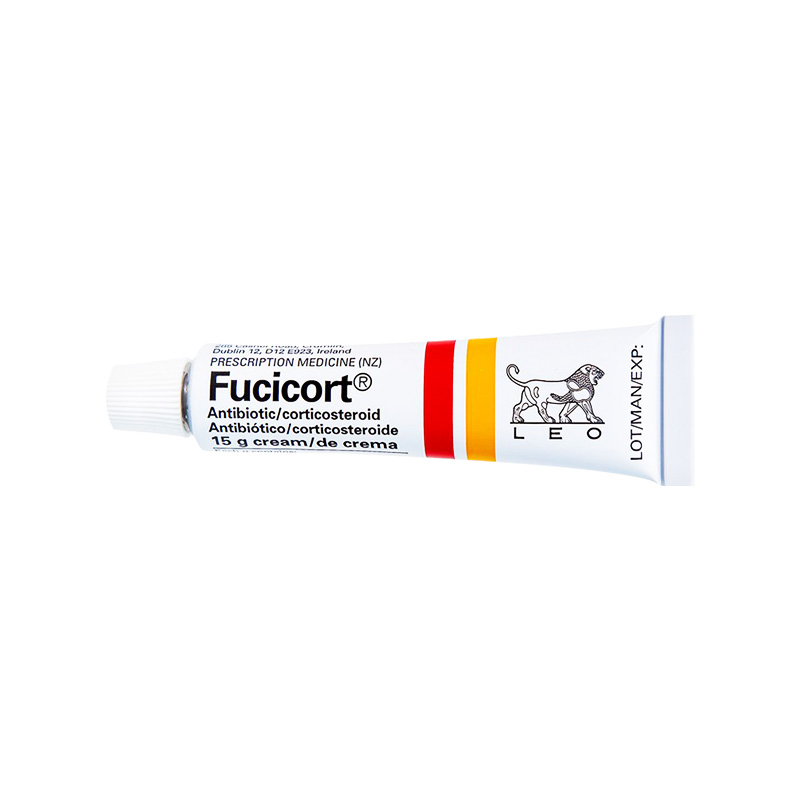 Kem Fucicort điều trị viêm da nhiễm khuẩn (hộp 1 tuýp x 15g)