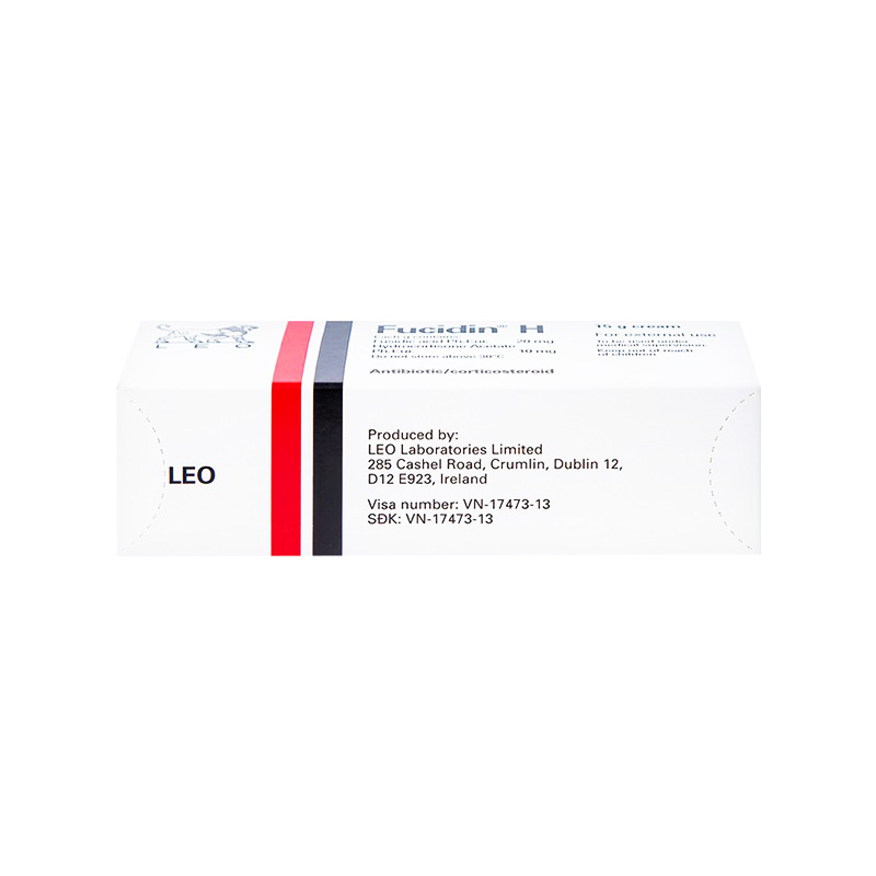 Kem Fucidin H điều trị viêm da (hộp 1 tuýp x 15g)