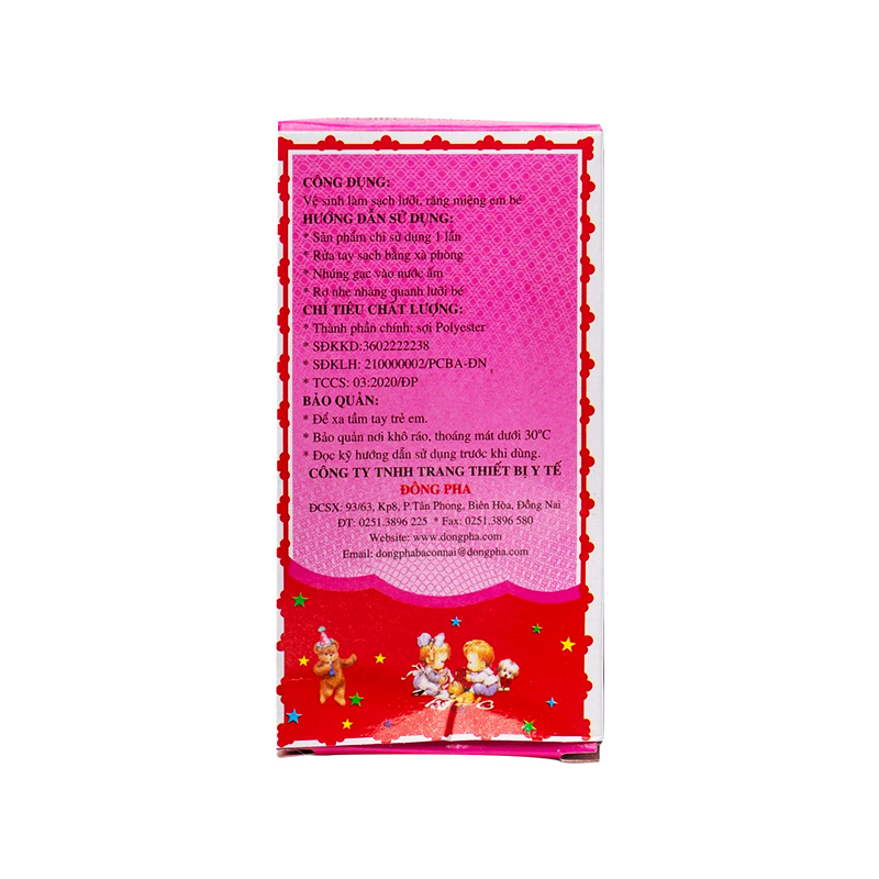 Gạc rơ lưỡi Đông Fa 3 Con Nai  (hộp 5 cái)