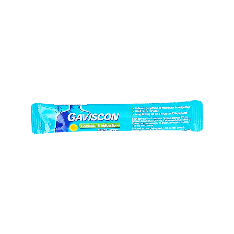 Hỗn dịch Gaviscon điều trị trào ngược dạ dày, thực quản (hộp 24 gói x 10ml)