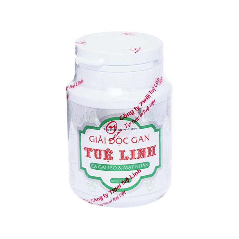 Giải Độc Gan Tuệ Linh hỗ trợ giải độc gan, hạ men gan (hộp 1 chai x 60 viên)