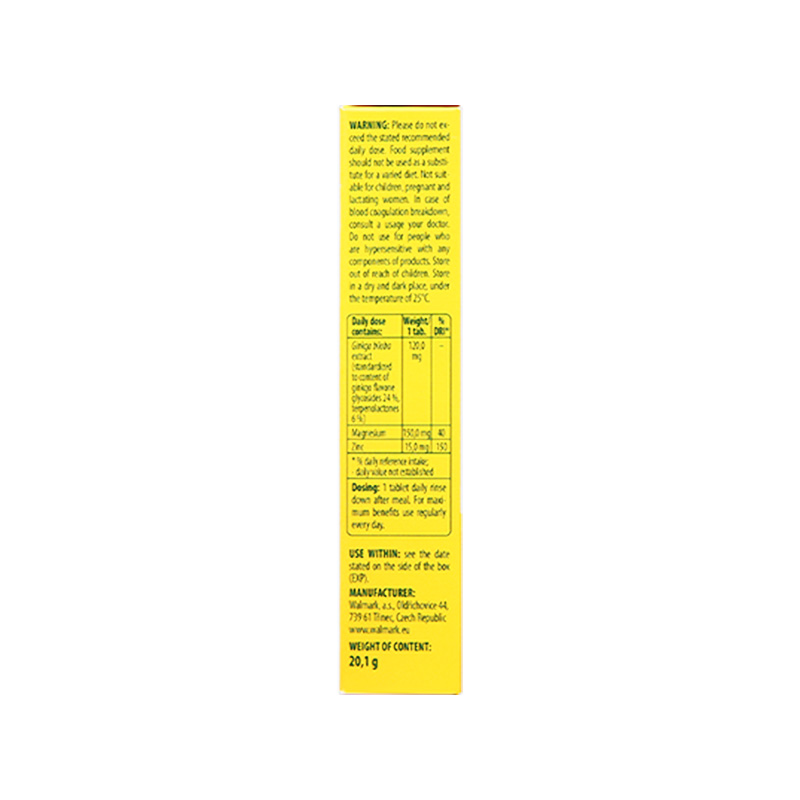 Thực phẩm bảo vệ sức khỏe Ginkoprim 120Mg Max Stada (hộp 3 vỉ x 10 viên)