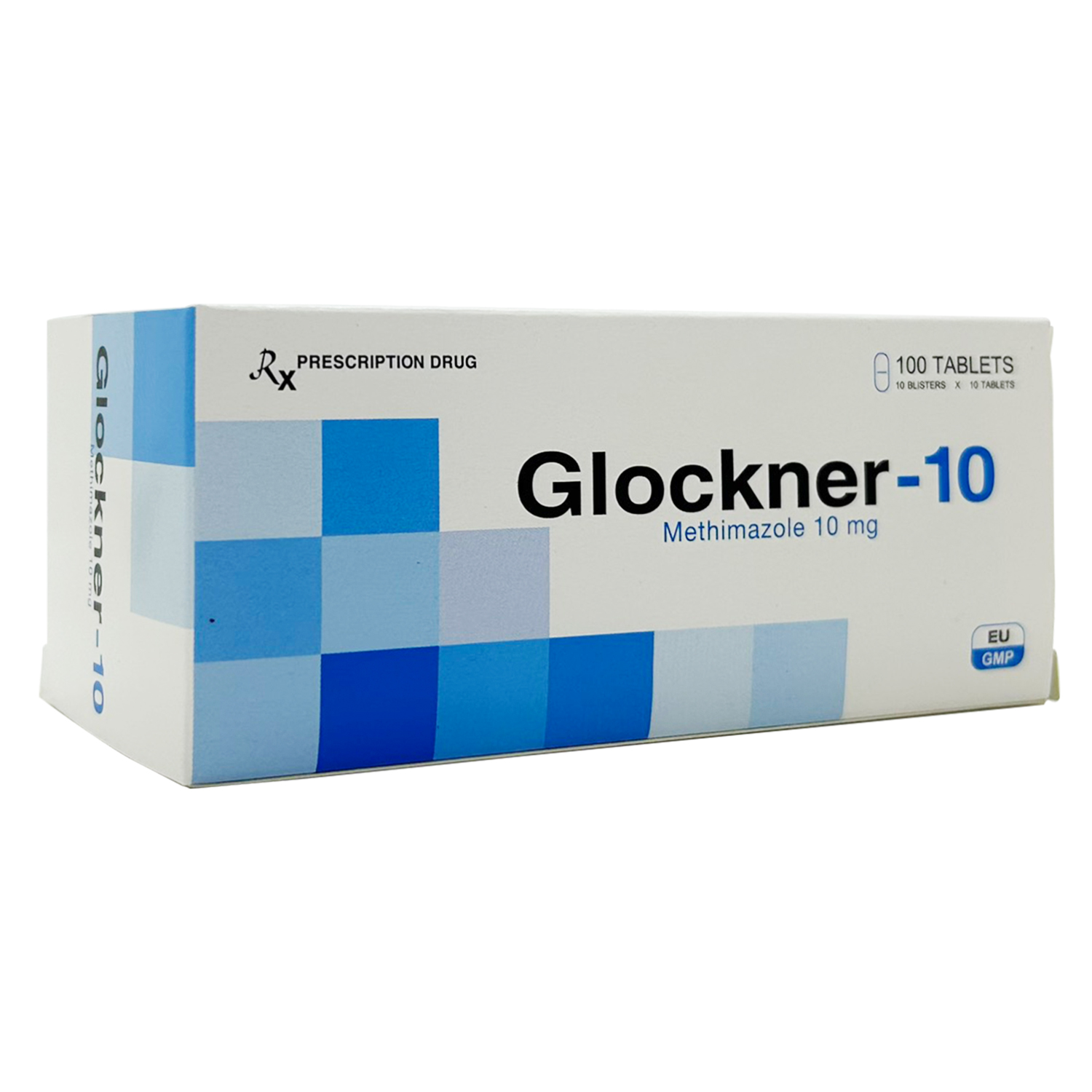 Thuốc Glockner-10 điều trị triệu chứng cường giáp (hộp 10 vỉ x 10 viên)