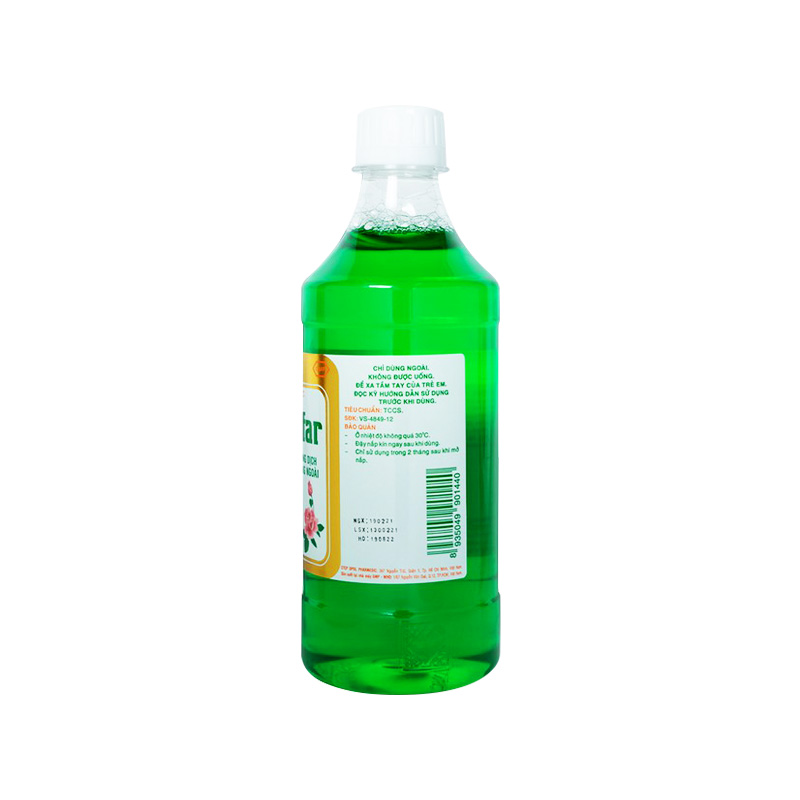 Dung dịch vệ Gynofar vệ sinh phụ nữ, ngăn ngừa viêm nhiễm (chai 500 ml)
