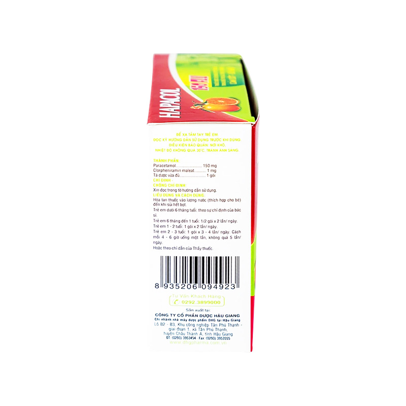 Thuốc cốm sủi bọt Hapacol 150 Flu điều trị triệu chứng cảm sốt, sổ mũi (hộp 24 gói x 1.5g)
