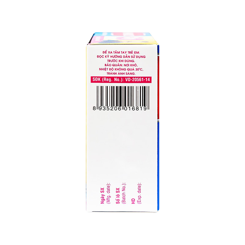 Bột Hapacol 80 giảm đau, hạ sốt (hộp 24 gói x 1.5g)
