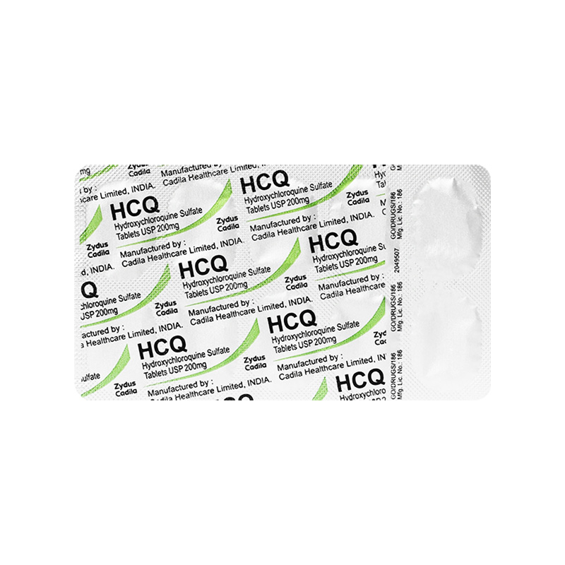 Thuốc HCQ 200mg điều trị sốt rét cấp tính, lupus ban đỏ (hộp 10 vỉ x 10 viên)