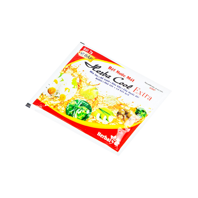 Bột nước mát Herbal Cool Extra mát gan, lợi tiểu (hộp 10 gói)