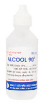 Cồn Alcool 90 độ màu trắng OPC sát trùng vết thương ngoài da, vật dụng (chai 60ml)