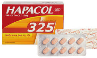 Thuốc Hapacol 325 giảm đau, hạ sốt (chai 100 viên)