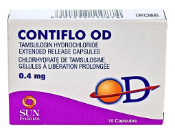 Thuốc Contiflo OD 0,4mg điều trị chứng phì đại tuyến tiền liệt (hộp 1 vỉ x 10 viên)