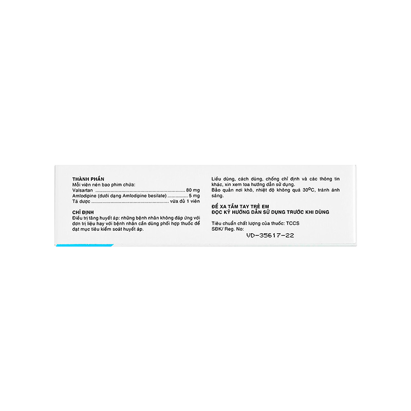 Thuốc Hyvalor Plus 80mg/10mg điều trị cao huyết áp (hộp 3 vỉ x 10 viên)