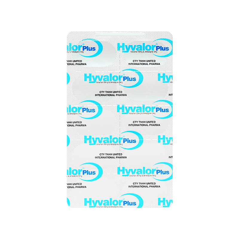 Thuốc Hyvalor Plus 80mg/10mg điều trị cao huyết áp (hộp 3 vỉ x 10 viên)
