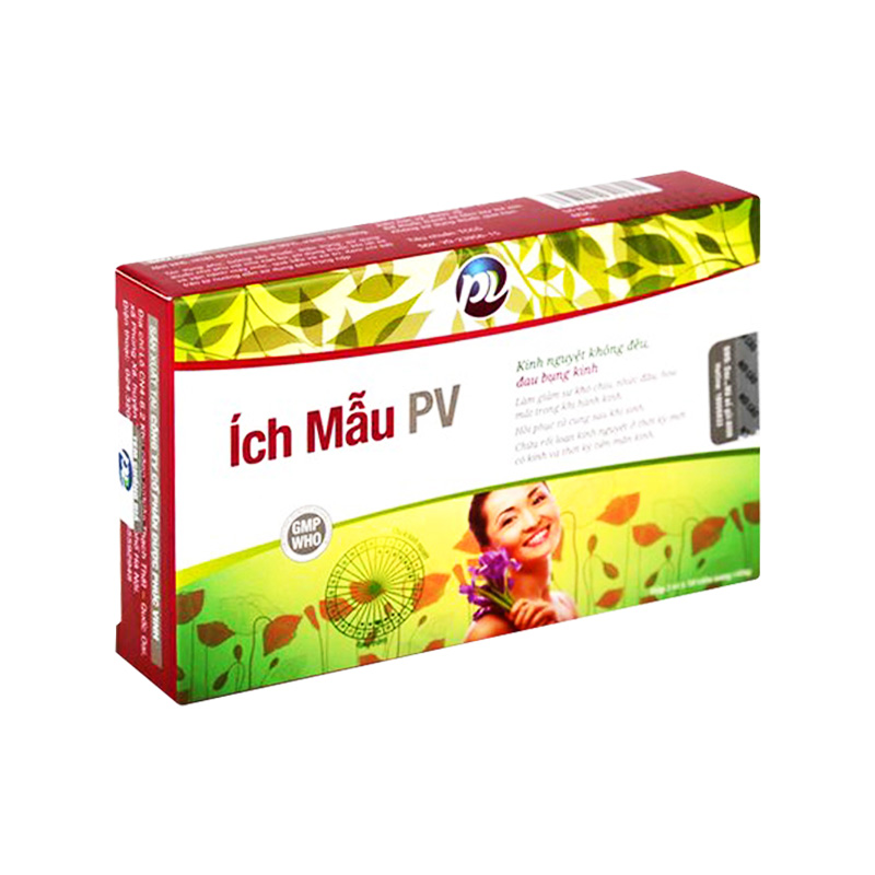 Thuốc Cao Ích Mẫu PV điều hòa kinh nguyệt (hộp 2 vỉ x 10 viên)
