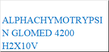 Viên nén Alphachymotrypsin Glomed 4200 USP điều trị phù nề sau chấn thương (hộp 2 vỉ x 10 viên)