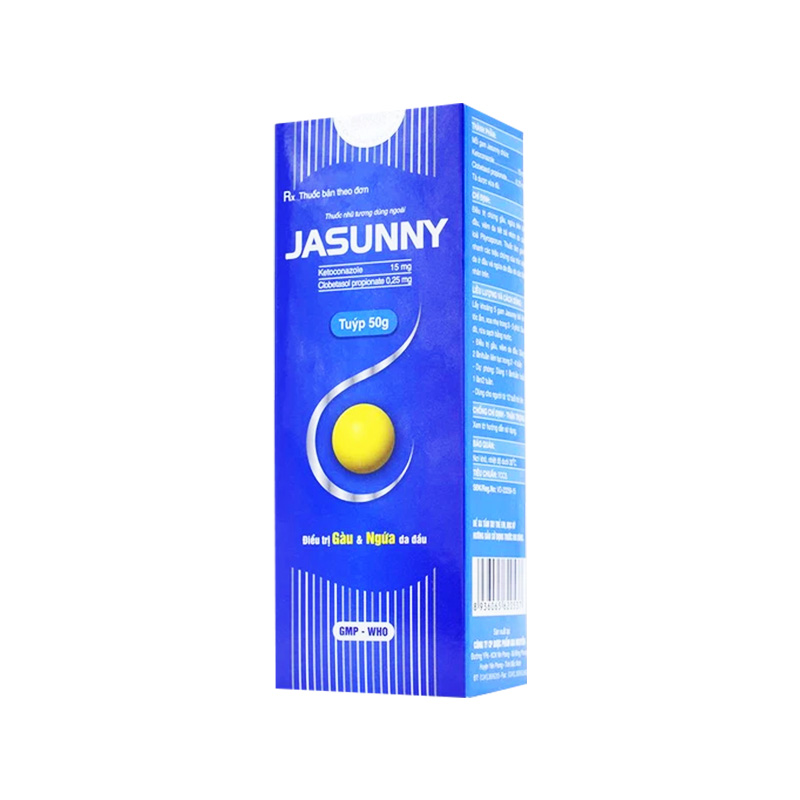 Gel Jasunny điều trị gàu, viêm da tiết bã (hộp 1 tuýp x 50g)