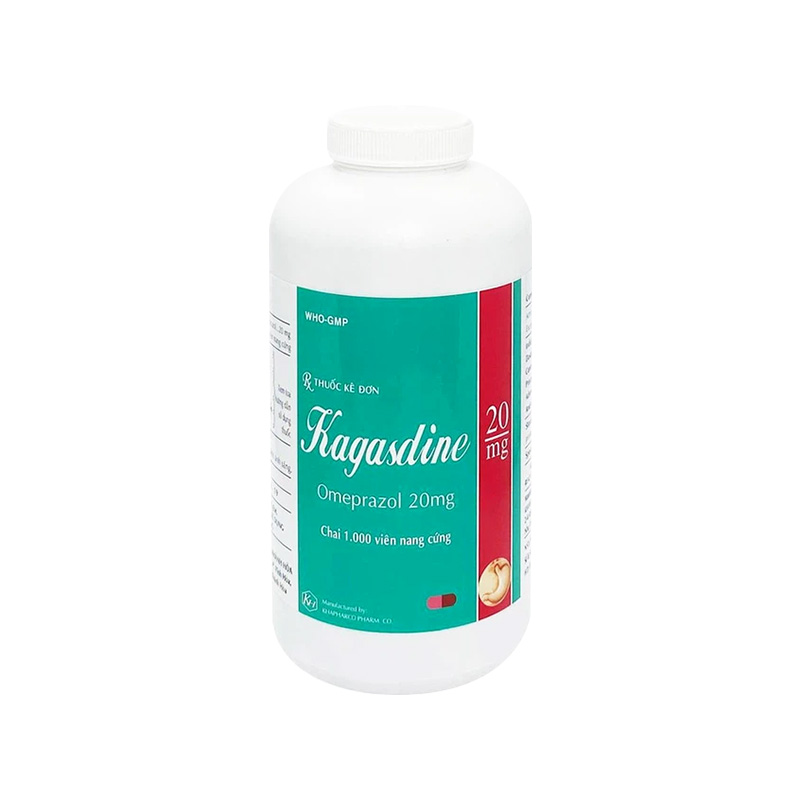 Thuốc Kagasdine 20mg điều trị loét dạ dày, thực quản (chai 1000 viên)