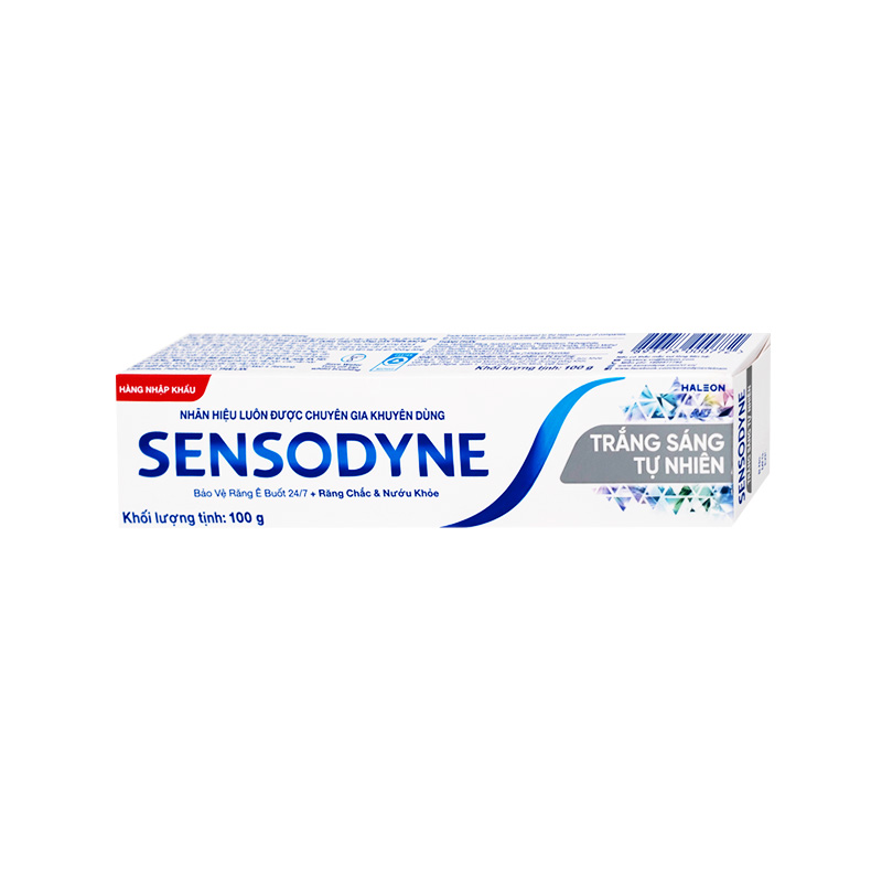 Kem đánh răng Sensodyne Gentle Whitening làm trắng răng tự nhiên (hộp 1 tuýp x 100g)