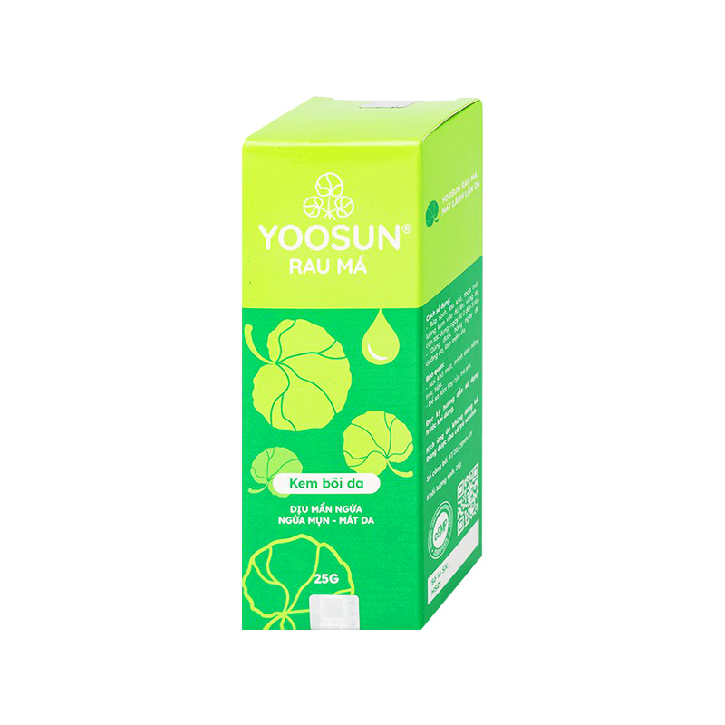 Kem bôi da Yoosun rau má dịu mẩn ngứa, ngừa mụn, mát da (hộp 1 tuýp x 25g)