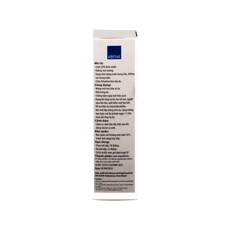 Kem chống hăm Abena (hộp 1 tuýp x 15ml)