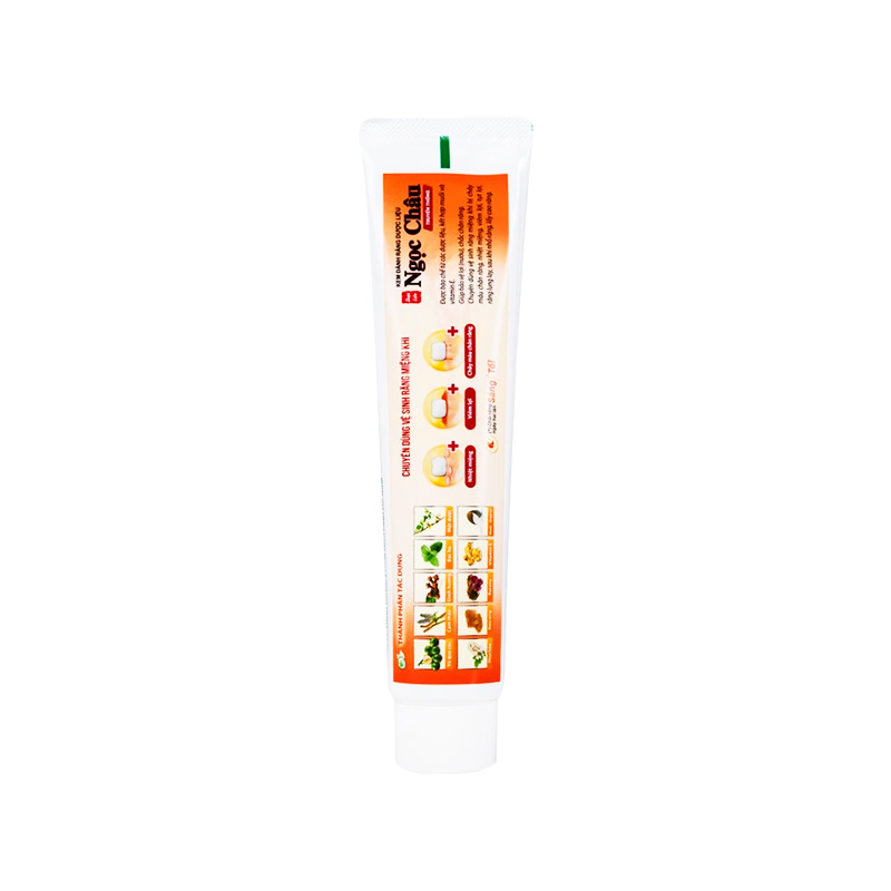 Kem đánh răng dược liệu Ngọc Châu (hộp 1 tuýp x 100g)