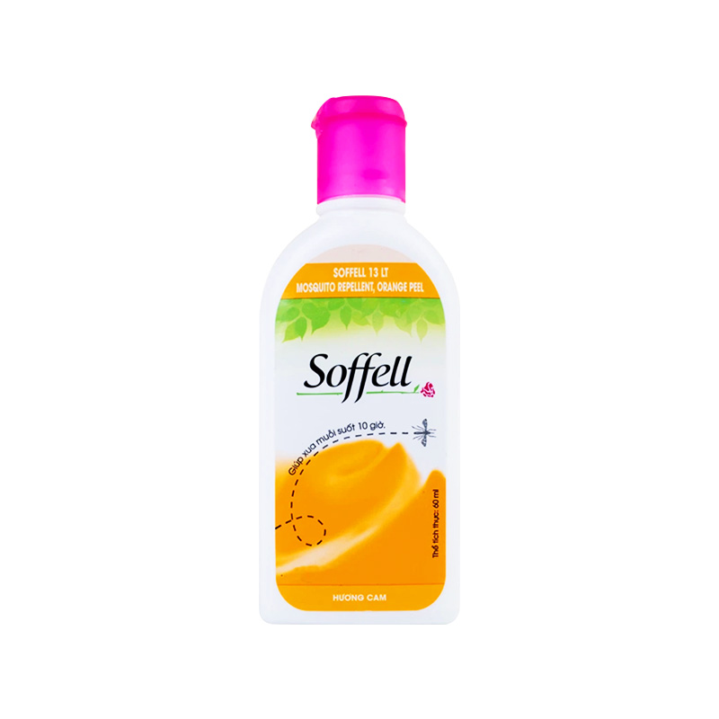 Kem xua muỗi Soffel hương cam (chai 60ml)