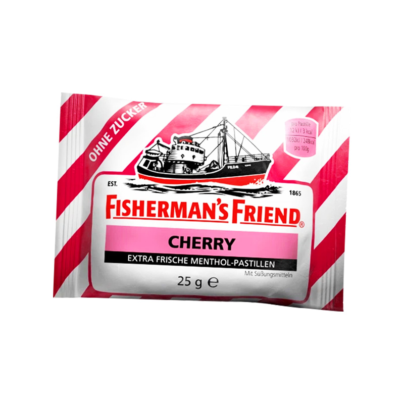 Kẹo Cay Con Tàu Vị Cherry Fisherman's Friend (gói 25g)