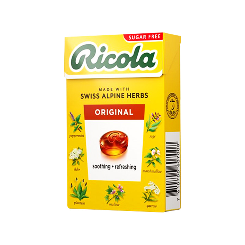 Kẹo ngậm thảo mộc Ricola Original (hộp 40g)