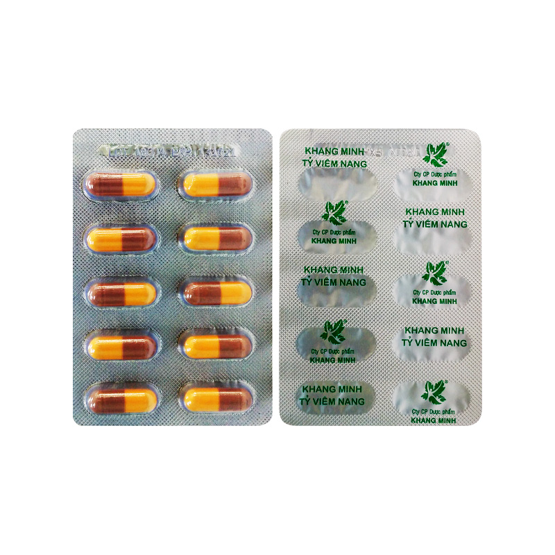 Thuốc Tỷ Viêm Nang Khang Minh điều trị viêm xoang, viêm mũi dị ứng (hộp 1 lọ x 60 viên)