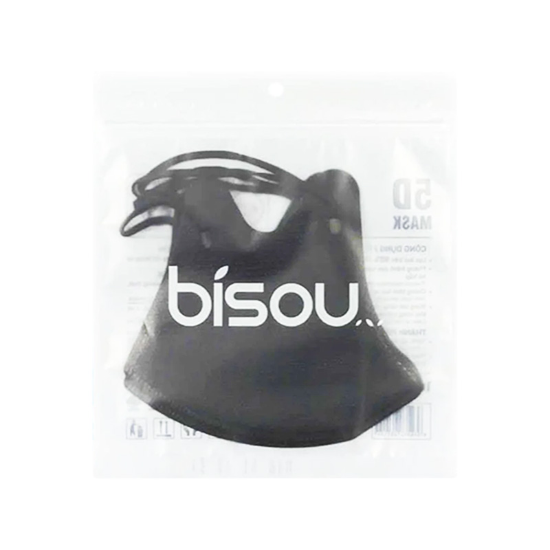 Khẩu trang 5D màu đen hiệu Bisou