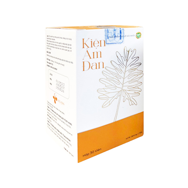 Viên uống Kiện Âm Đan hỗ trợ triệu chứng bốc hỏa, mất ngủ (hộp 1 chai x 30 viên)