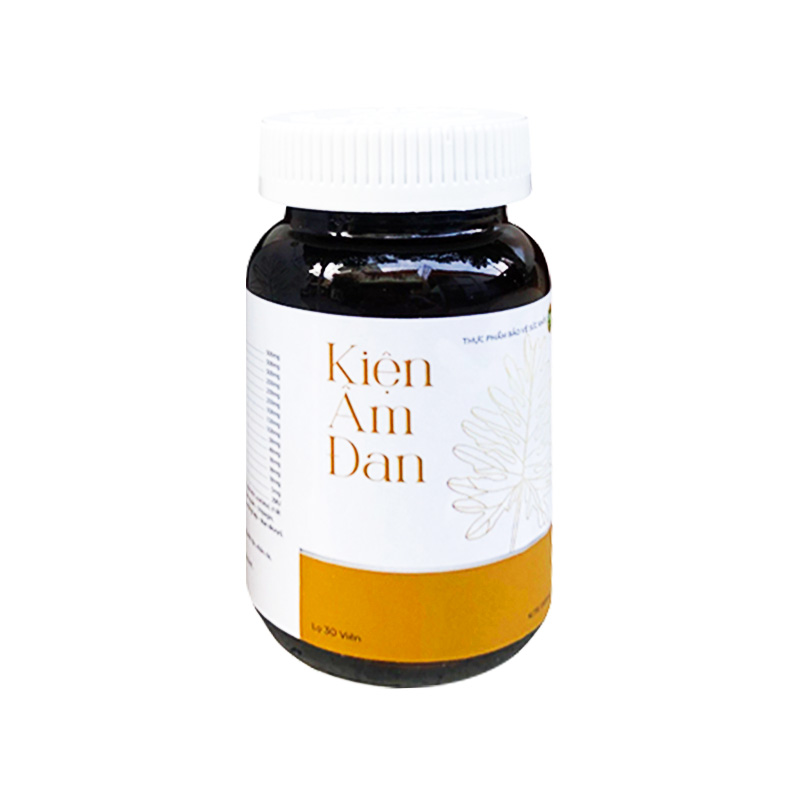 Viên uống Kiện Âm Đan hỗ trợ triệu chứng bốc hỏa, mất ngủ (hộp 1 chai x 30 viên)