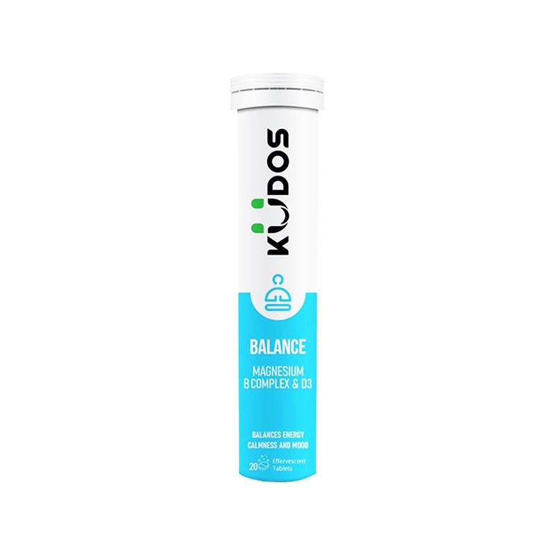 Viên sủi Kudos Balance bổ sung vitamin và magnesi cho cơ thể (tuýp 20 viên)